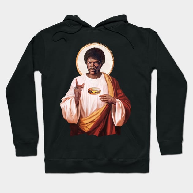 Saint Jules Winnfield Hoodie by Gedogfx